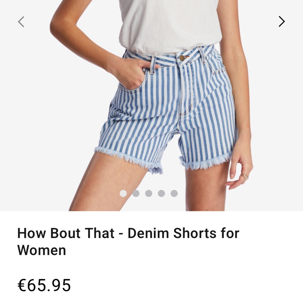 Billabong striped shorts